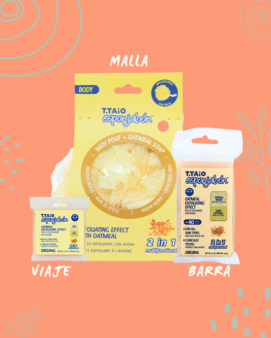 PACK ESPONJABON EXFOLIANTE - AVENA